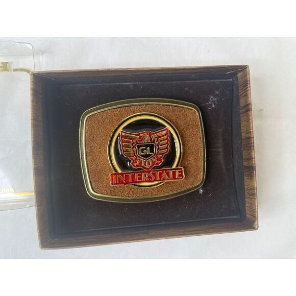 Hondaline Gold Wing Interstate GL Belt Buckle Honda Line 1979 Paintree New! - Picture 4 of 7